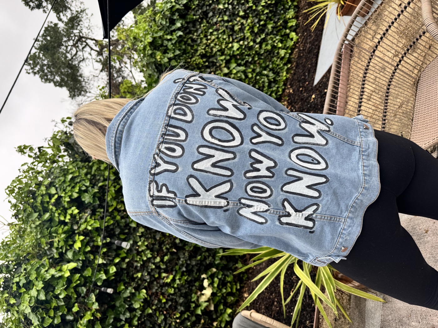 If You Don't Know Now You Know — worn