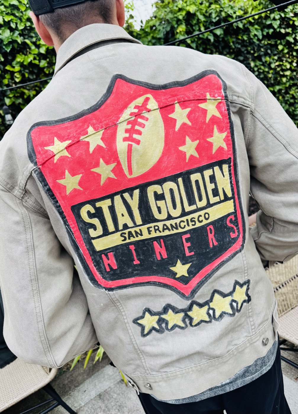 Stay Golden — SF Niners khaki